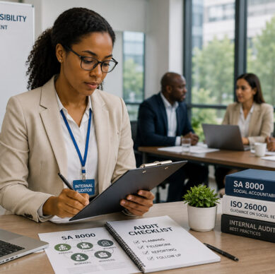 SA 8000 and ISO 26000 internal auditor training workshop focused on social responsibility and compliance